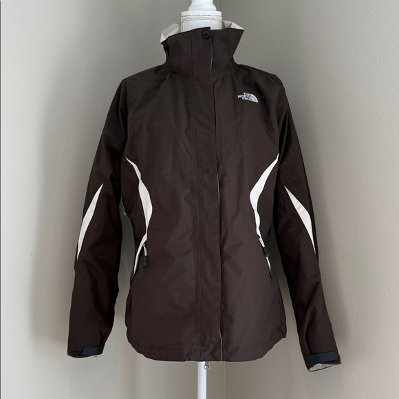 The North Face | Hyvent (3-IN-1) Waterproof Jacket | Brown /Cream | X-Large - Picture 1 of 8